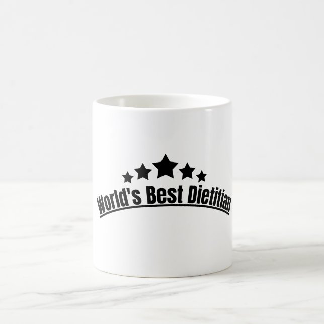 Caneca De Café World's Best Dietitian (Centro)