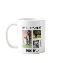 World's Best Dog Dad Custom Name Gift