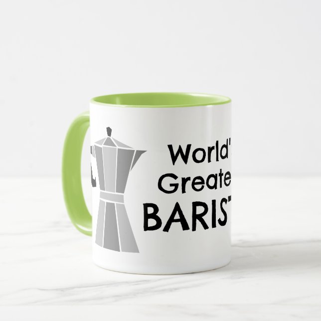 Caneca de Café World's Greatest Barista Moka Pot (Frente Esquerda)