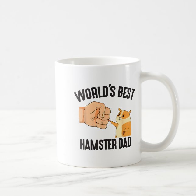 Caneca De Café World's Hamster Dad Costume For Animal Lovers Hams (Direita)
