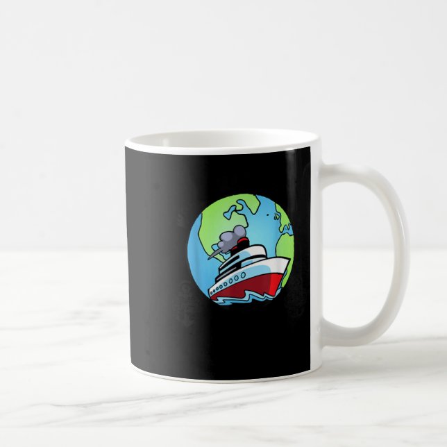 Caneca De Café World's Maritime Daddy Ship Seaman Captain Husband (Direita)