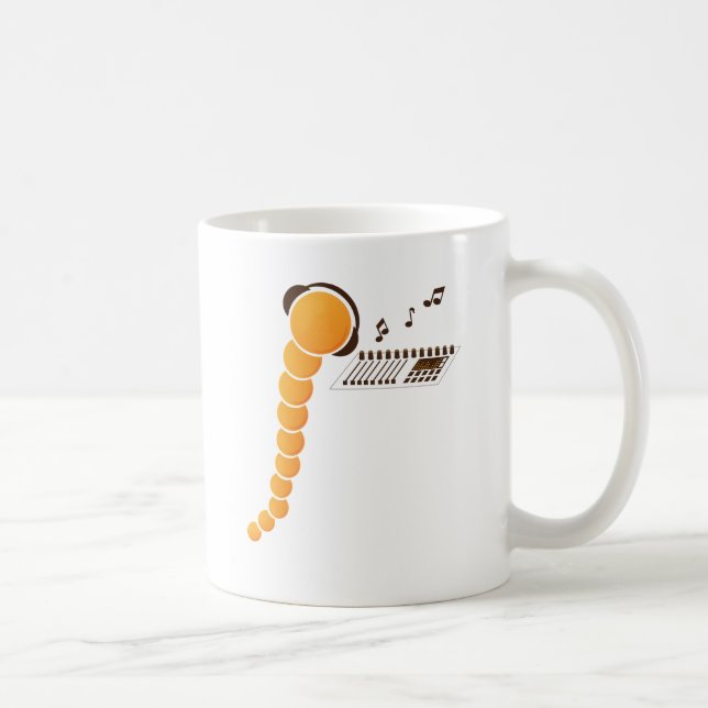 Caneca De Café Worm-dj (Direita)