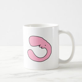 Caneca De Café Worm Head Mug