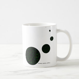 Caneca De Café worms x3