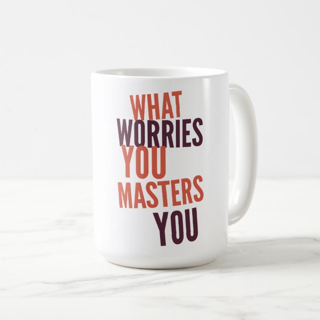 Caneca De Café Worry Classic Mug (Frente Esquerda)
