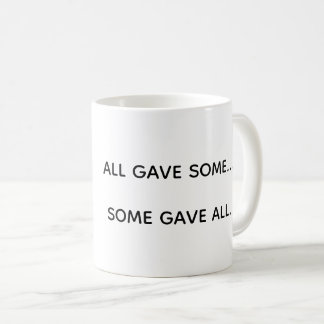 Caneca De Café Wounded Warriors Support