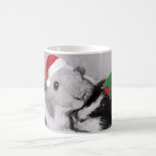 Caneca De Café Wraparound da cobaia de Peegs do Natal