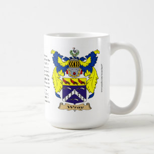 Caneca De Café Wray nomeia, a origem, o significado e a crista