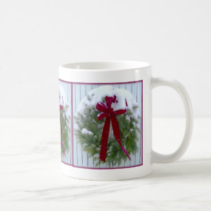 Caneca De Café Wreath Natal