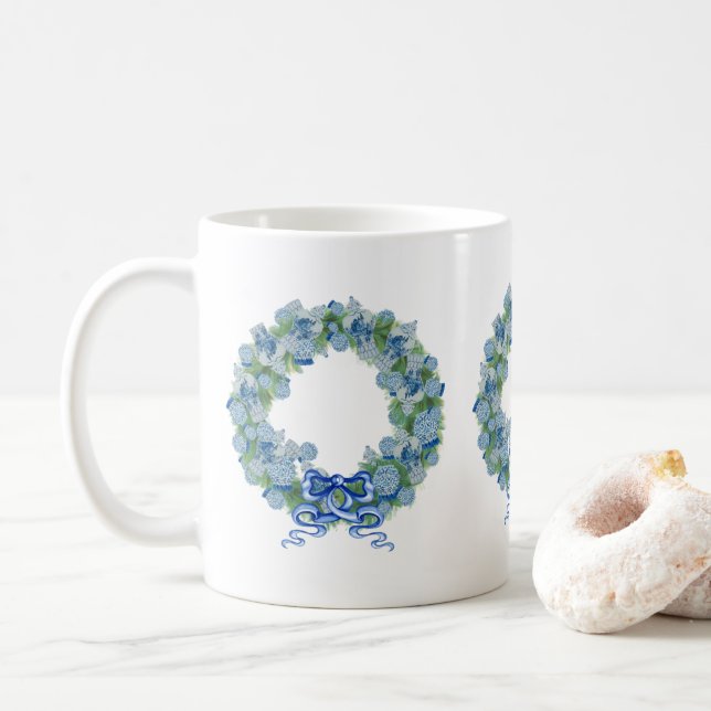Caneca De Café Wreath Natal Ginger Jar Jars (Com Donut)
