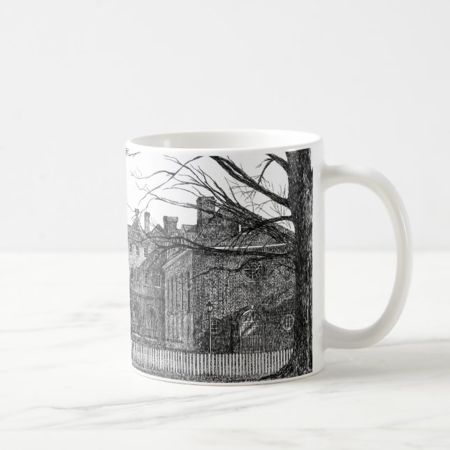 Caneca De Café Wren Building, College of William and Mary Mug (Direita)
