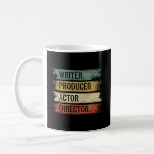 Caneca De Café Writer Producer Ator Diretor Filmmaker Filme O