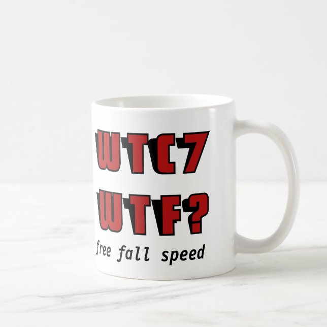 CANECA DE CAFÉ WTC 7 WTF? (Direita)