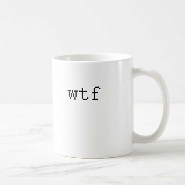 Caneca De Café wtf (Direita)