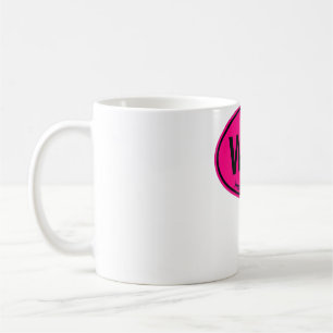 Caneca De Café WTF Bem-vindo à Flórida (HOT PINK)