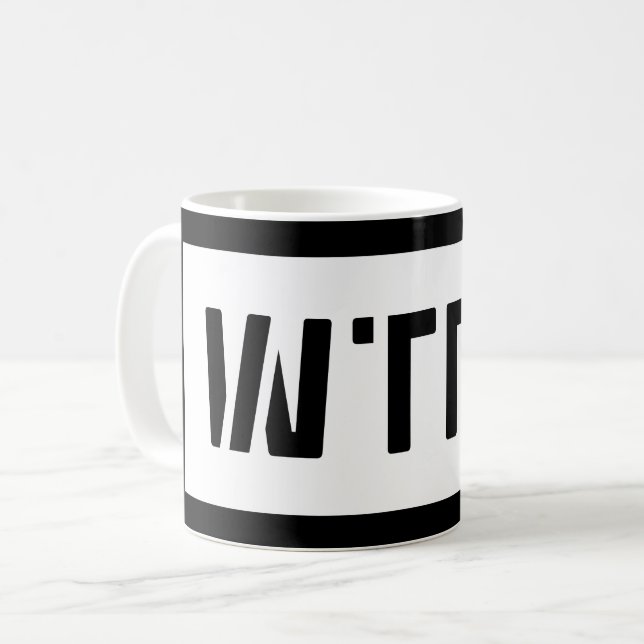 CANECA DE CAFÉ WTFO (Frente Esquerda)