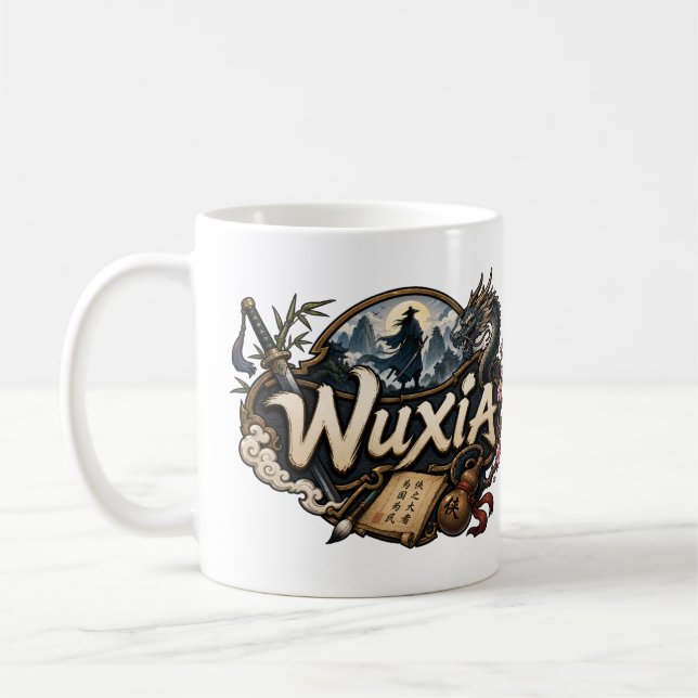 Caneca De Café Wuxia  (Esquerda)