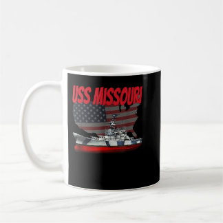 Caneca De Café WW2&Fold War Veteran Battleship USS Missouri BB- 6