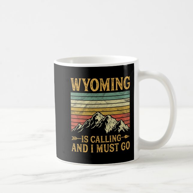 Caneca De Café Wyoming Está Ligando E Eu Tenho Que Ir 7 (Direita)