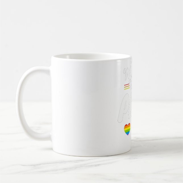 Caneca De Café Wyoming Orgulho gay (Esquerda)