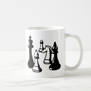 Caneca De Café Xadrez