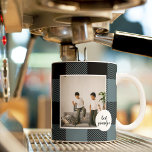 Caneca De Café Xadrez Azul E Preta - Melhor Presente Do Avô Com F<br><div class="desc">Esta Xadrez Azul e Negra Melhor Presente do Vovô é uma maneira séria e única de mostrar sua apreciação e amor pelo seu avô. A estrutura é feita de um tecido de xadrez azul e preto de alta qualidade que lhe dá uma sensação rústica e encantadora. As palavras "Melhor Avô"...</div>