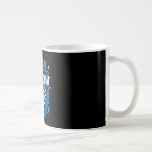Caneca De Café Xadrez azul era 6 7 engraçado 67 menino aniversari