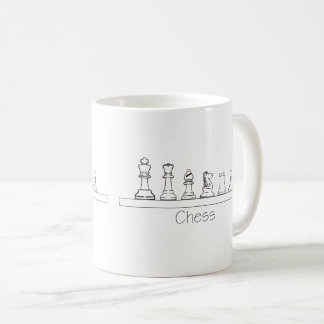 Caneca De Café Xadrez! Coffee Mug