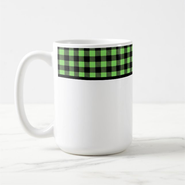 Caneca De Café Xadrez de Búfalo (Esquerda)