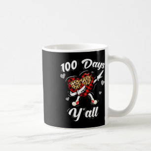 Caneca De Café Xadrez de Búfalo Leopardo 100 Dias de Escola Dab