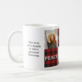 Caneca De Café Xadrez de búfalos 3 Foto e Mensagem