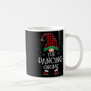 Caneca De Café Xadrez de Natal da Família Gnomo Xmas Dançante