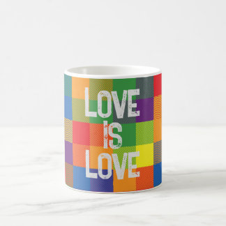Caneca De Café Xadrez do Orgulho do Arco-Íris Buffalo Personaliza