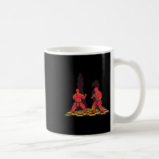 Caneca De Café Xadrez E Artes Marciais Jogador De Xadrez Karate