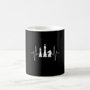 Caneca De Café Xadrez - Pulsação do Xadrez