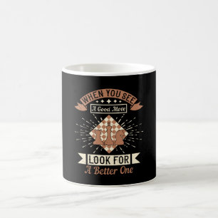 Caneca De Café Xadrez - Quando vê uma boa jogada