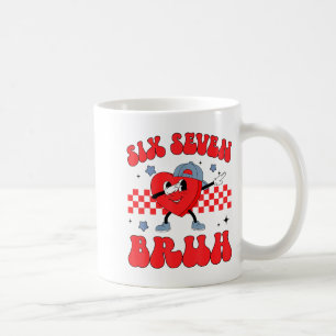 Caneca De Café Xadrez Seis Sete Irmão Corações 67 Dia dos Namorad