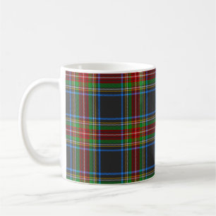 Caneca De Café Xadrez Stewart Stuart Black Clan Tartan