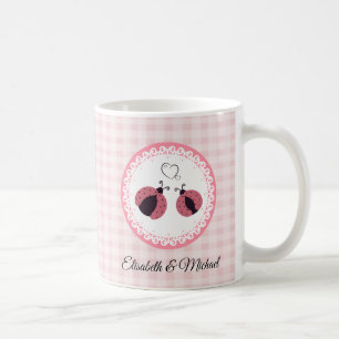 Caneca De Café Xadrezes bonitas de joias apaixonadas personalizad