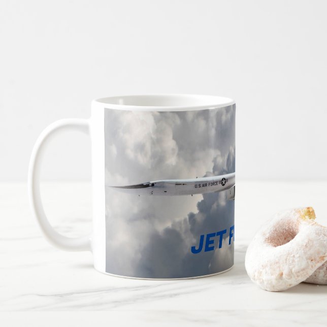 Caneca De Café XB-70 caneta "Apenas Combustível Jato" (Com Donut)