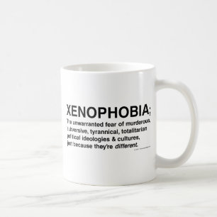 Caneca De Café Xenofobia definida