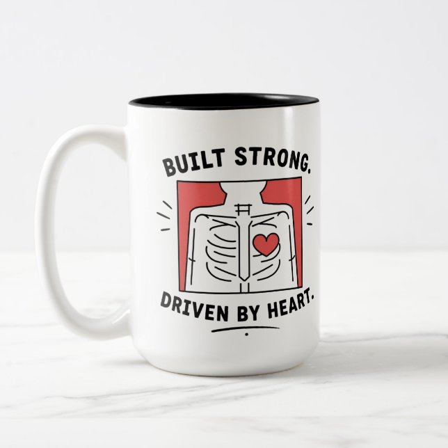 Caneca de Café | Xícara de Coração Anatômico Minim (Esquerda)