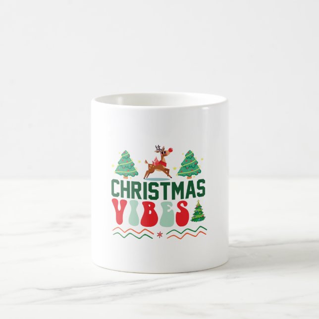 Caneca De Café Xmas Gift Xmas Vibes (Centro)
