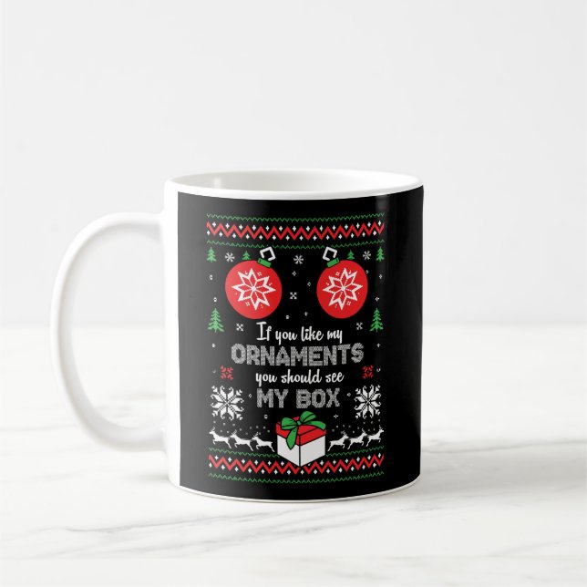 Caneca De Café Xmas Inadequados Como Meus Ornamentos Chris (Esquerda)