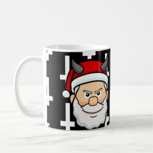 Caneca De Café xmas mau santa claus feio