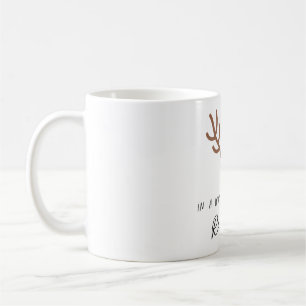 Caneca De Café Xmas Presente Num Mundo De Reindeer