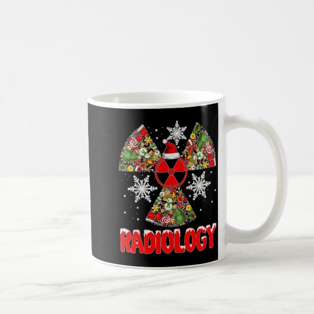 Caneca De Café Xmas Radiology Christmas Radiologist Xray Tech Cut (Direita)