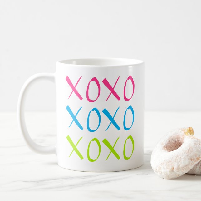 CANECA DE CAFÉ XOXO (Com Donut)