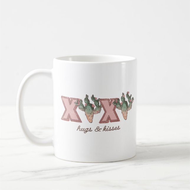 Caneca De Café XOXO Desert Cactus (Esquerda)