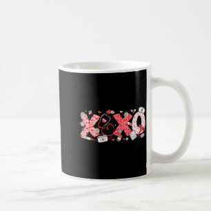 Caneca De Café Xoxo Estetoscópio Dia dos Namorados Enfermeira Rn